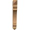 Ekena Millwork Olympic Arts & Crafts Rough Sawn Bracket, Western Red Cedar, 6"W x 38"D x 46"H BKT06X38X46OLY03RWR - alternate 2